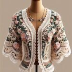 Handmade Crochet Lace Jacket