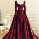 Royal A-line Evening Gown